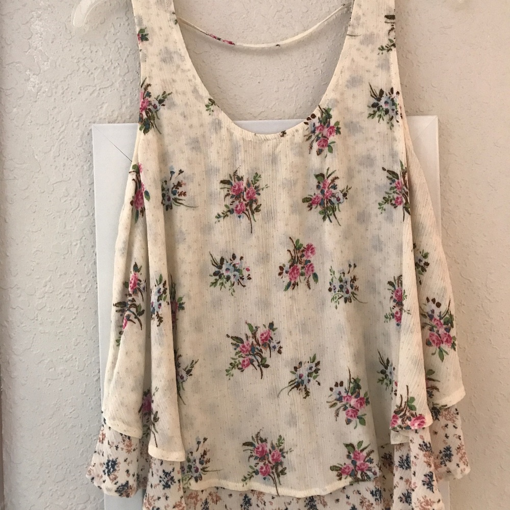 Flowered tank top